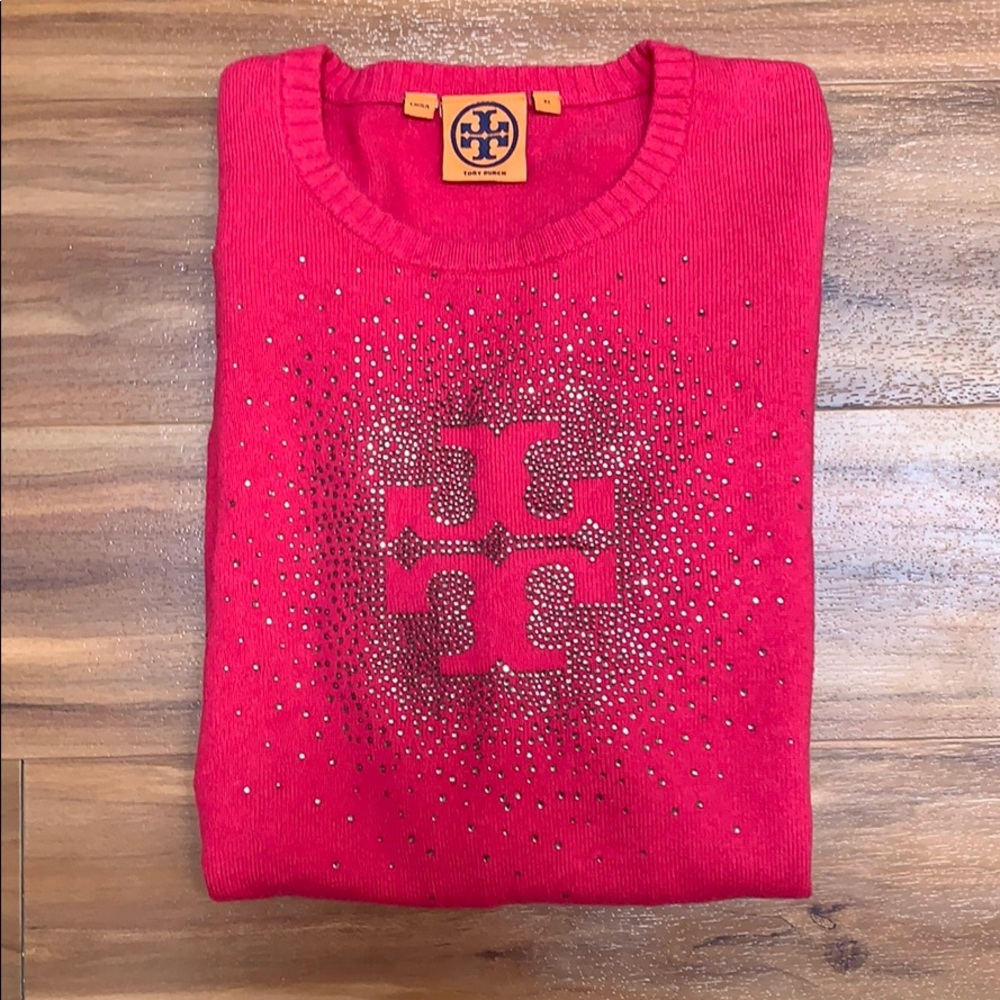 Tory Burch logo sweater
